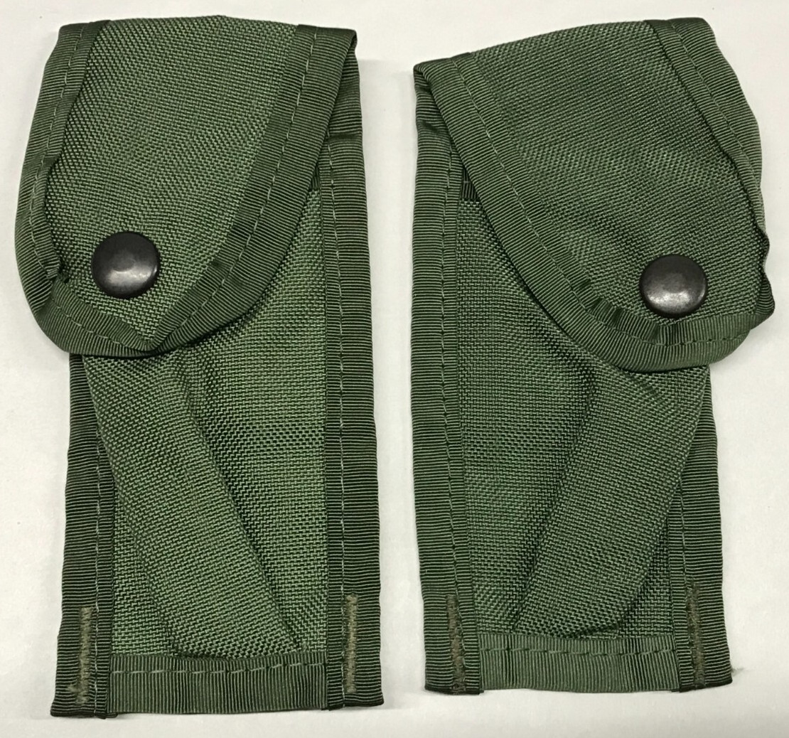 Olive Drab Single Pistol Mag Pouch ALICE Sterile Old Gen Military Type NOS