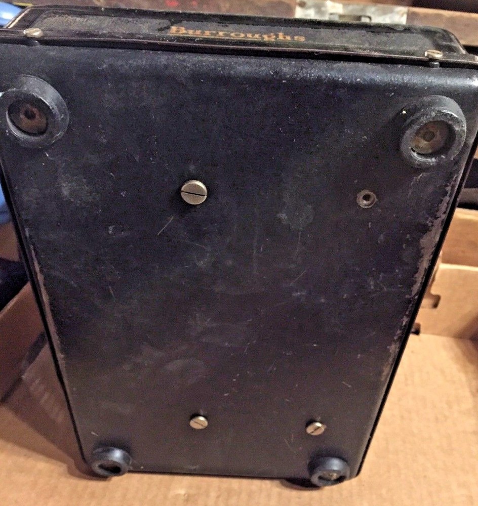 Cordless Burroughs 6 Column Adding Machine