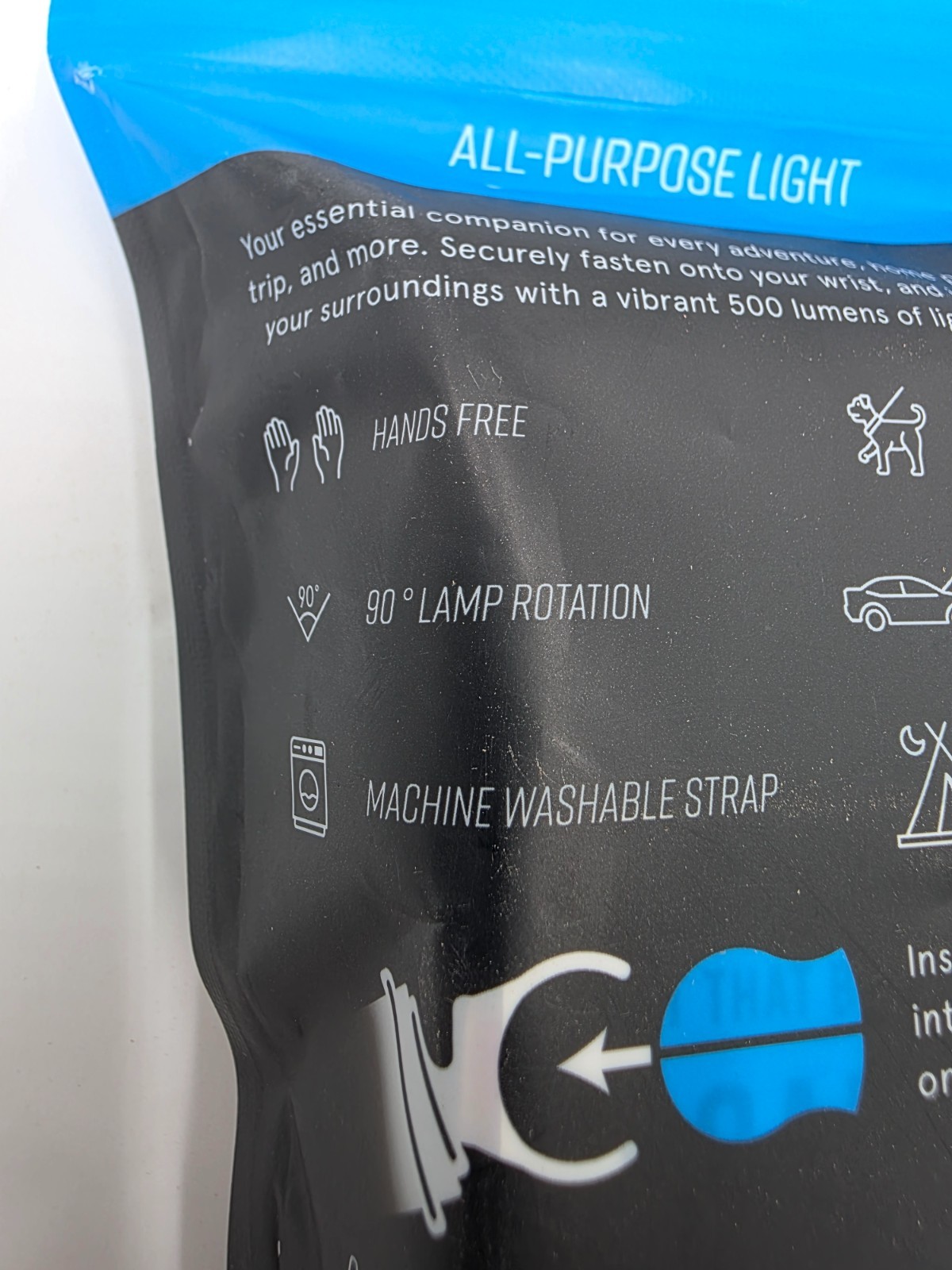 Noxgear Wrist Lamp Light 500 Lumens Hands Free Light