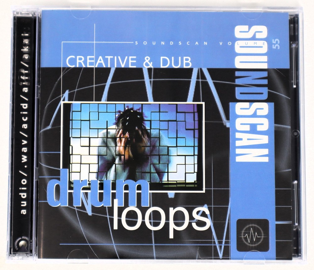 USB Soundscan 55 Creative & Dub Drumloops Akai Sample/Sound Library/Sampling CD
