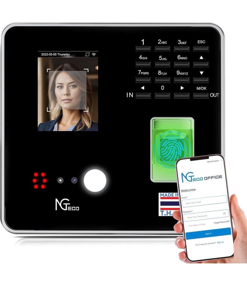 Biometric Time Clock ( Black)