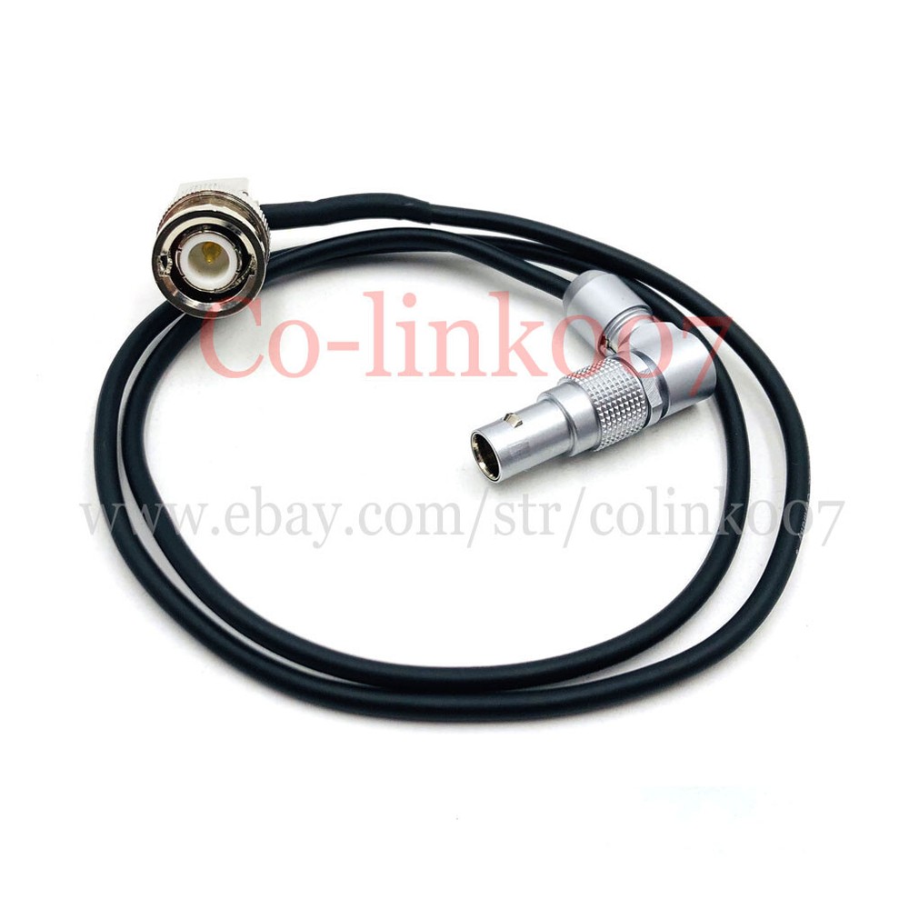 RED Komodo Timecode Cable, BNC to EXT 9 Pin Rotatable Right Angle 50cm