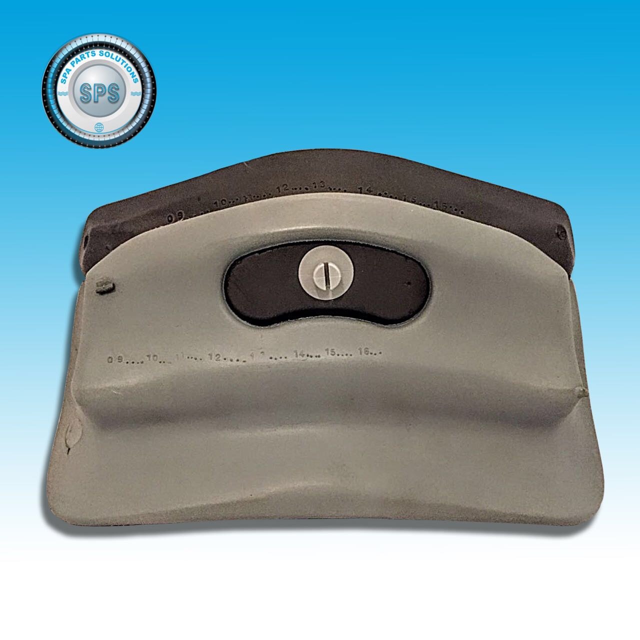 VITA SPA BY MAAX SPAS 2011+ ORIGINAL PILLOW LOUNGE ASSY 2 PART DARK CHARCOAL