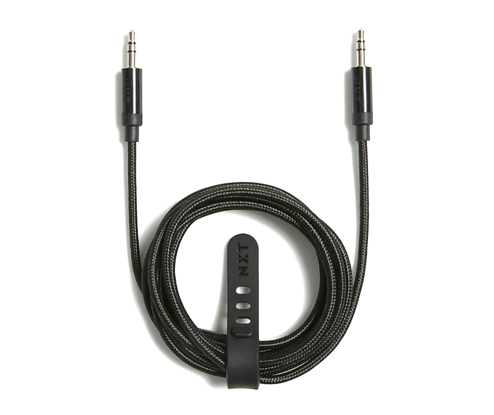 NXT Technologies™ 6 Ft. Braided Mini-phone Stereo 3.5mm Cable, Black
