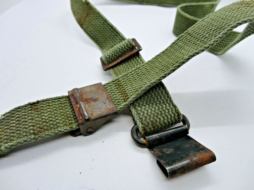 M1 Garand Web Sling, used and rusty but usable.
