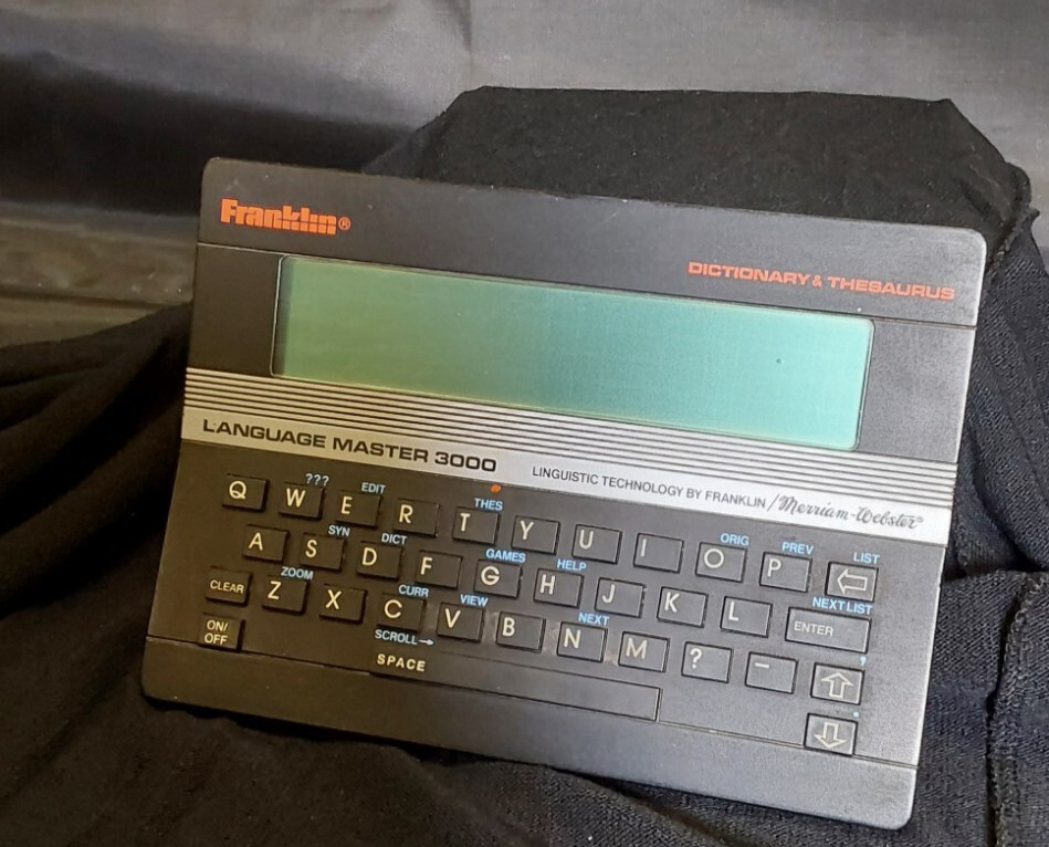 Franklin Language Master 3000 Electronic Dictionary Thesaurus LM-3000