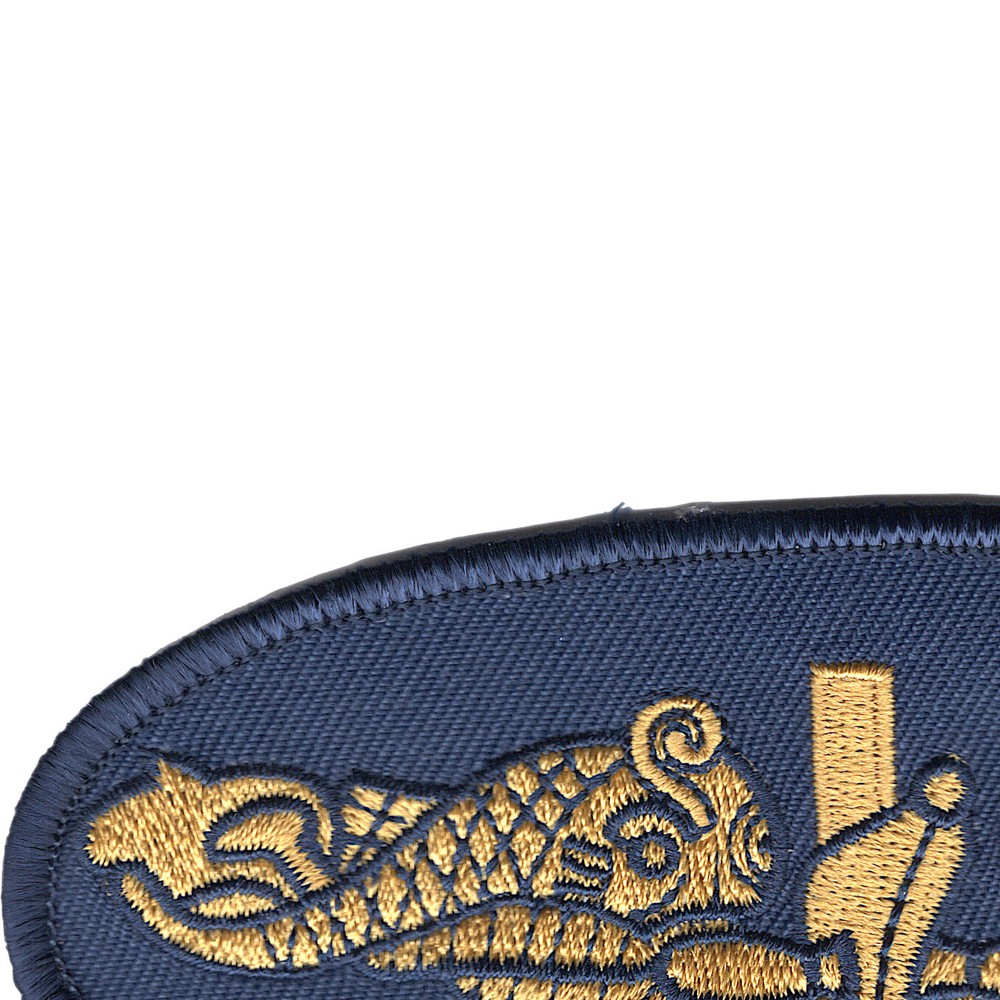 Navy Gold Dolphins Small Version Patch