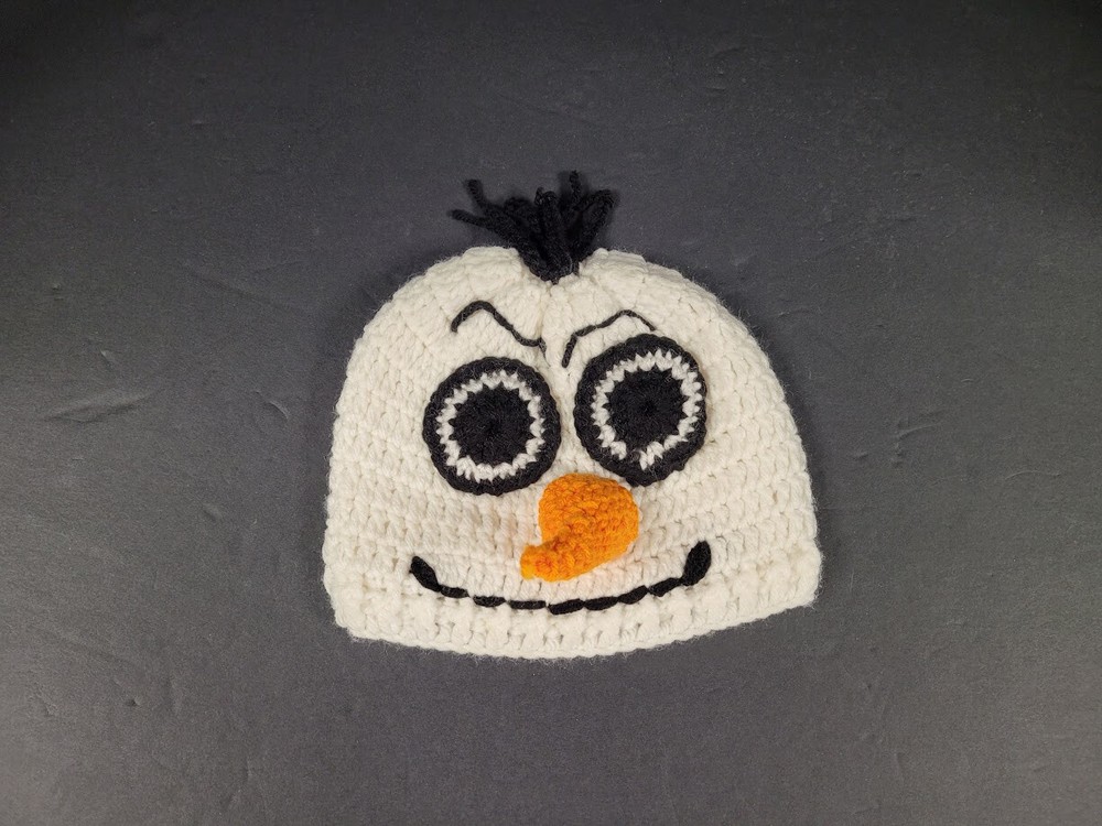 Handmade Crocheted Olaf Beanie