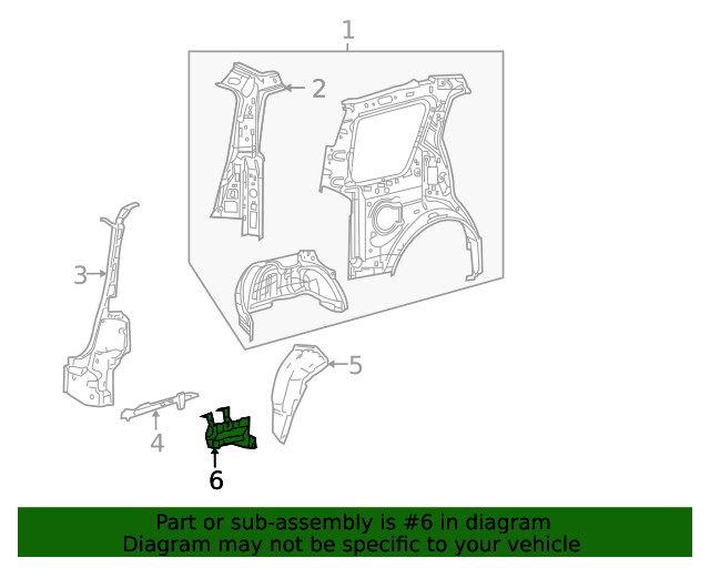 Genuine Ford Bracket 5F9Z-74277A64-AA
