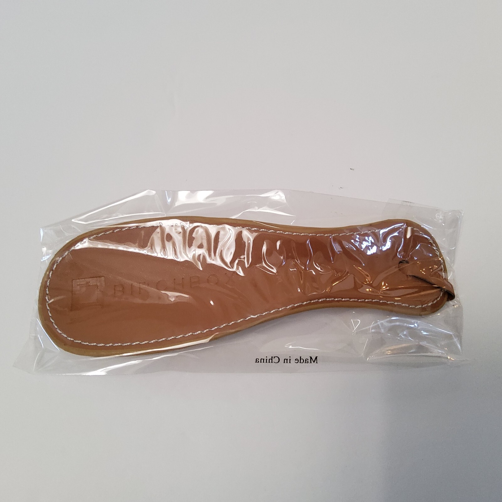 Birchbox Faux Leather Shoe Horn Brown
