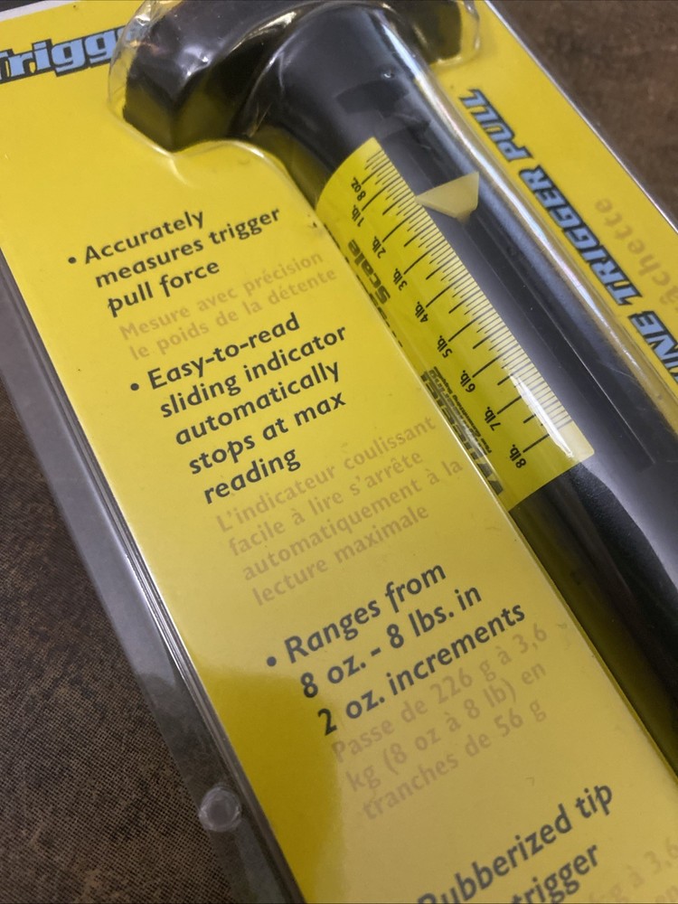 Wheeler Manual Trigger Pull Scale with 8oz to 8lb Value Range for Gunsmithing