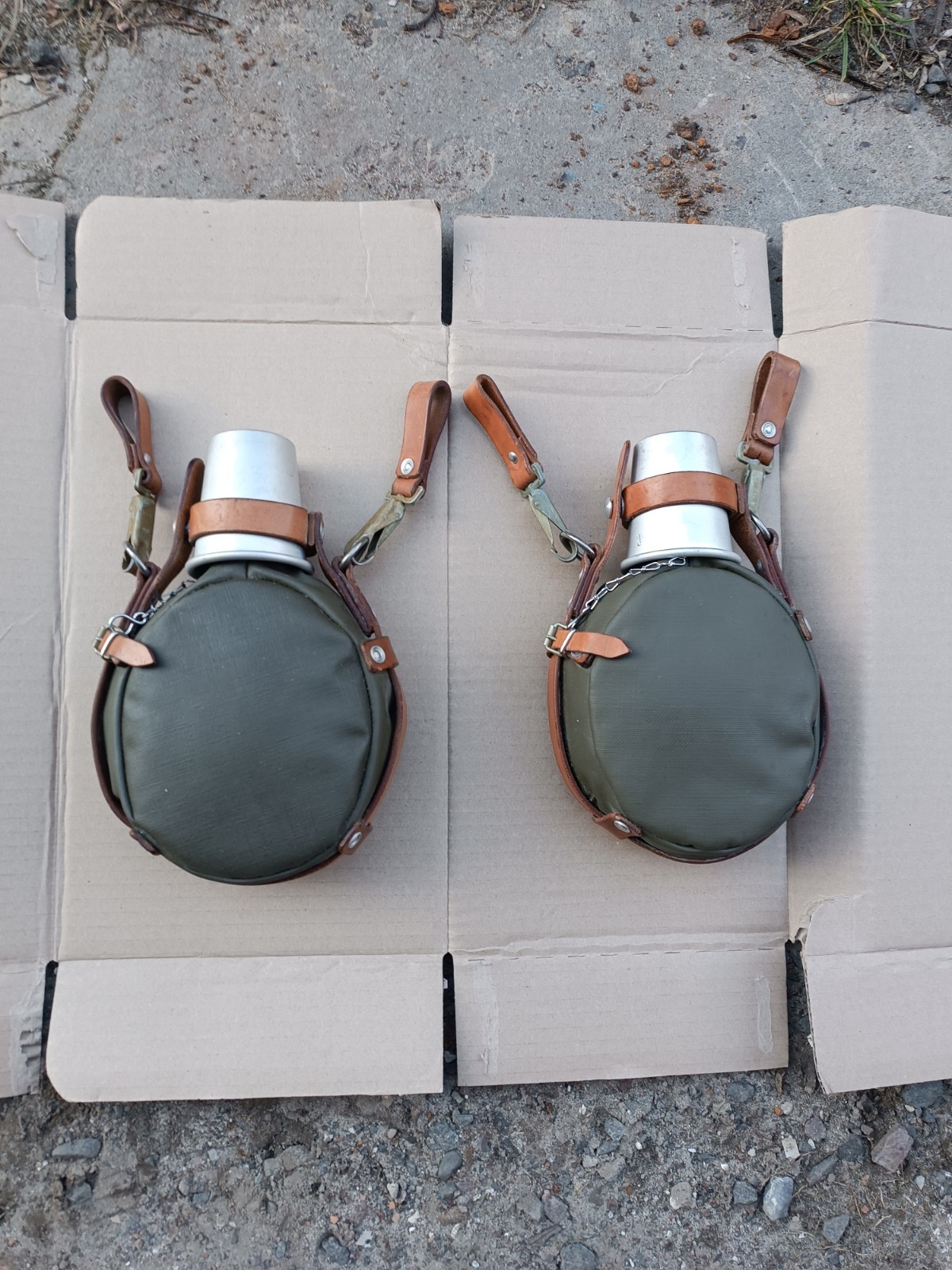 Original Swiss Medic WATER BOTTLE Canteen  Flask  aluminum  1972