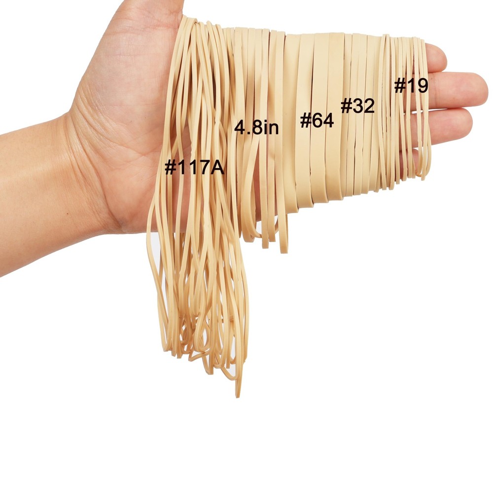 Assorted Rubber Bands Bulk Heavy Duty Elastic Stretchable set 0.5lb