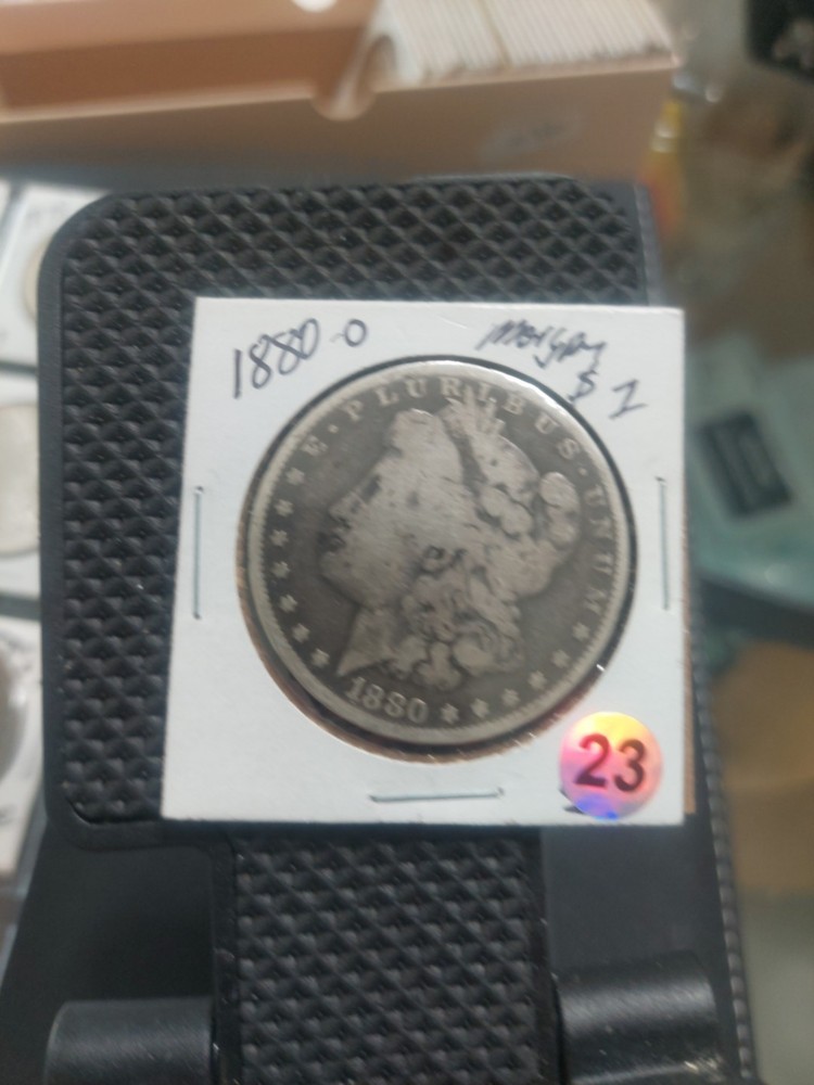 1880 O Morgan Silver Dollar