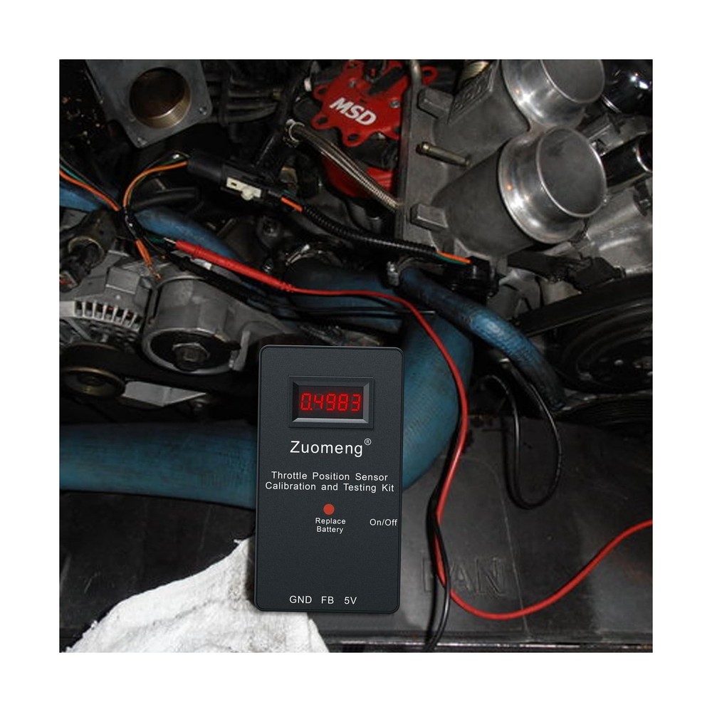 Throttle Position Sensor Adjustment and Testing Tool, Includes All Adapters, ...