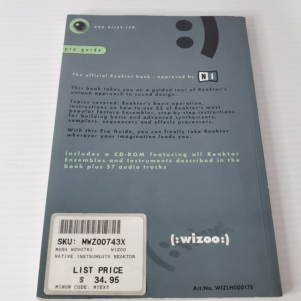 Native Instruments Reaktor 3 Paperback By Len Sasso Pro Guide Boom