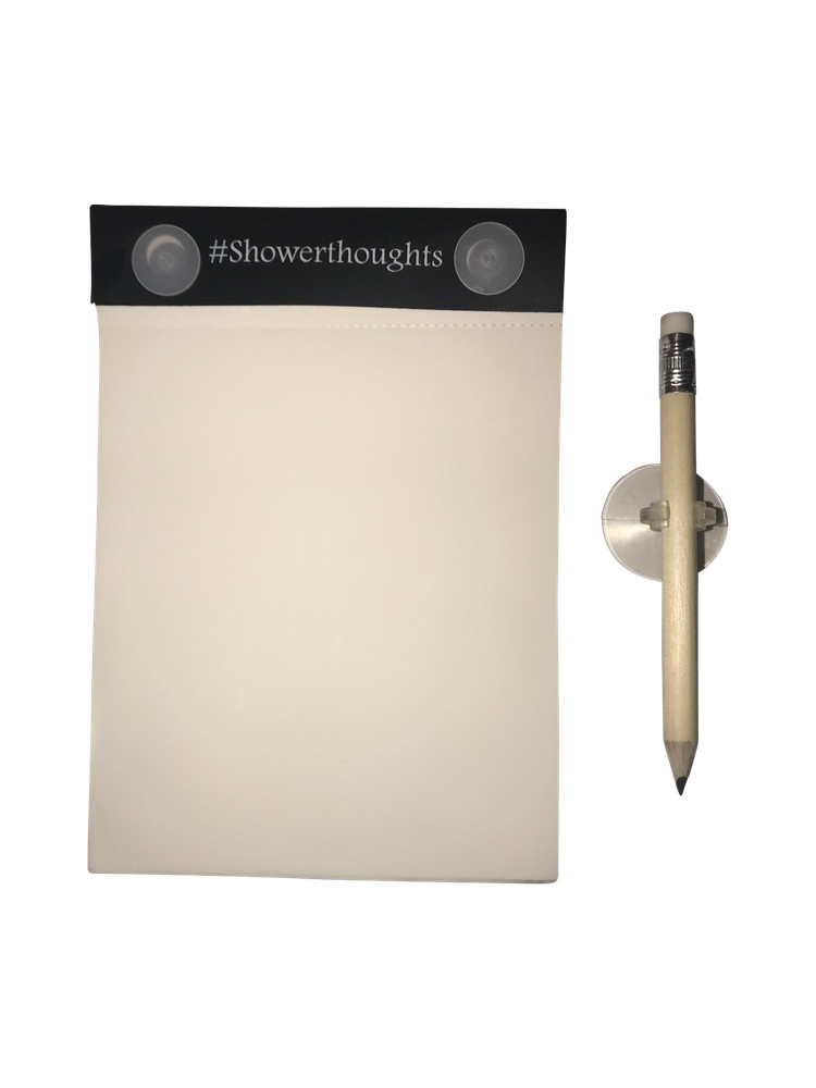 Waterproof Notepad - Shower Notepad with Pencil for Taking Notes in the Shower