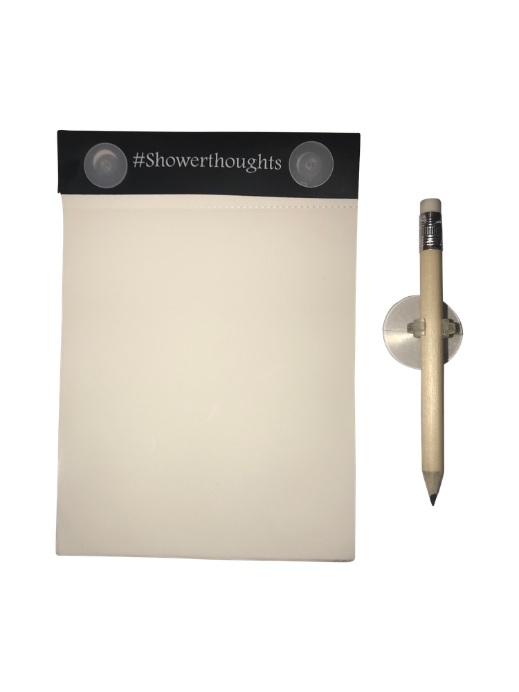 Waterproof Notepad - Shower Notepad with Pencil for Taking Notes in the Shower