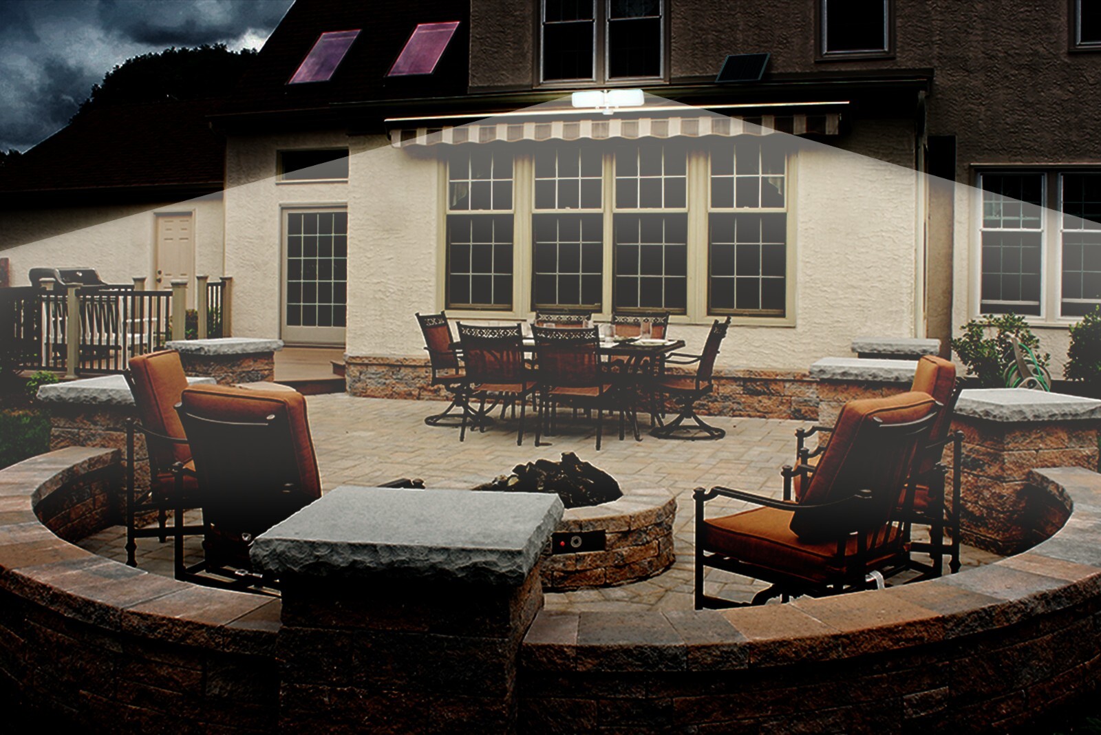 Solar AI-SMART Motion Sensor All-Night Illuminate 10W/1200LM Security light