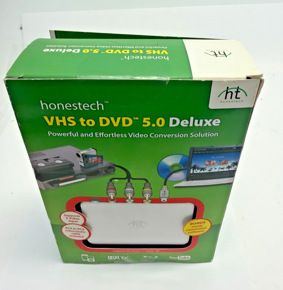 Honestech VHS to DVD 5.0 Deluxe Powerful & Effortless Video Conversion Solution