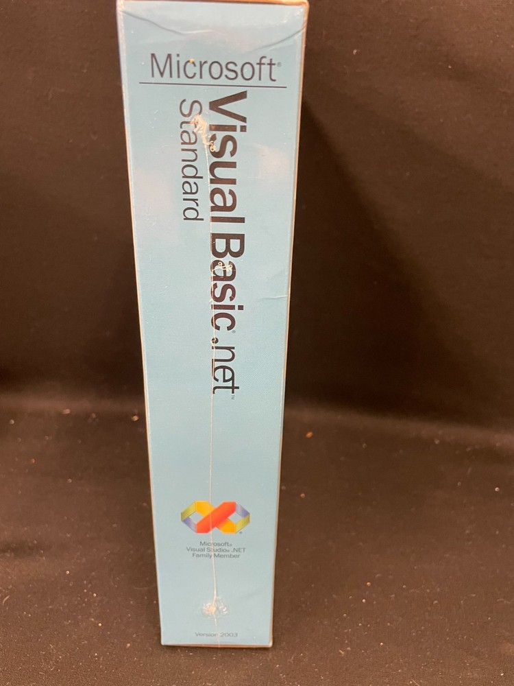 Microsoft Visual Basic .net Standard, 2003 Software, Brand New SealedMN5502