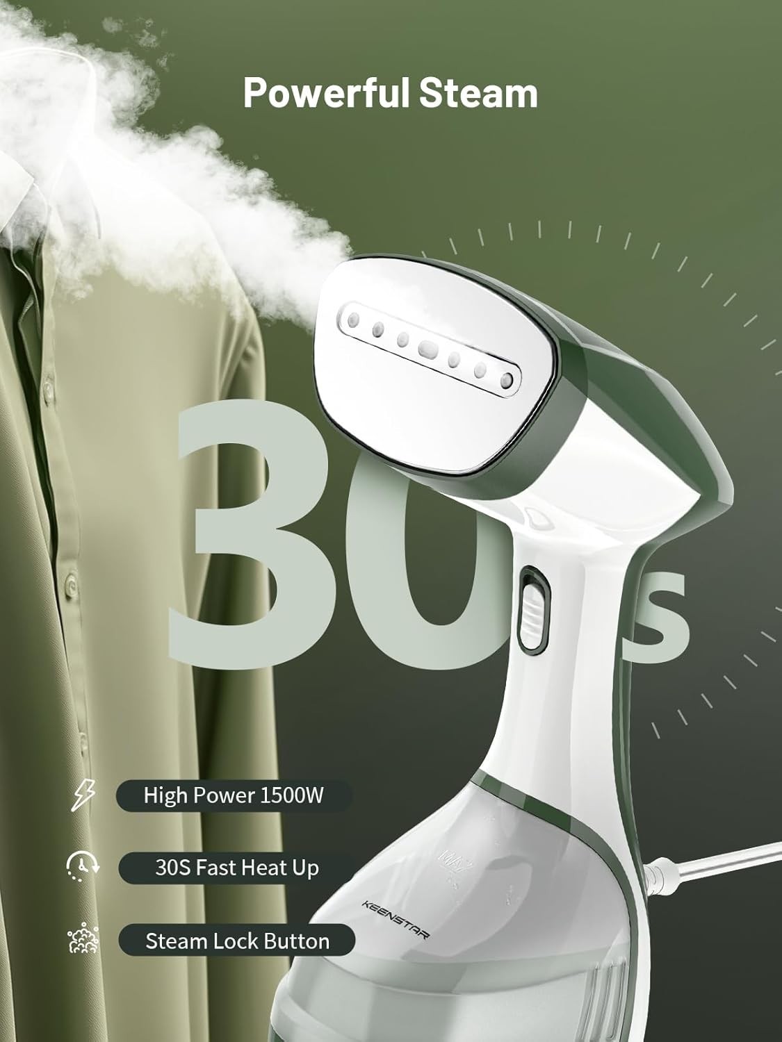 MEJOR Plancha Viajera Para Ropa Antiadherente Vapor Spray Y Seca de vapor NUEVO