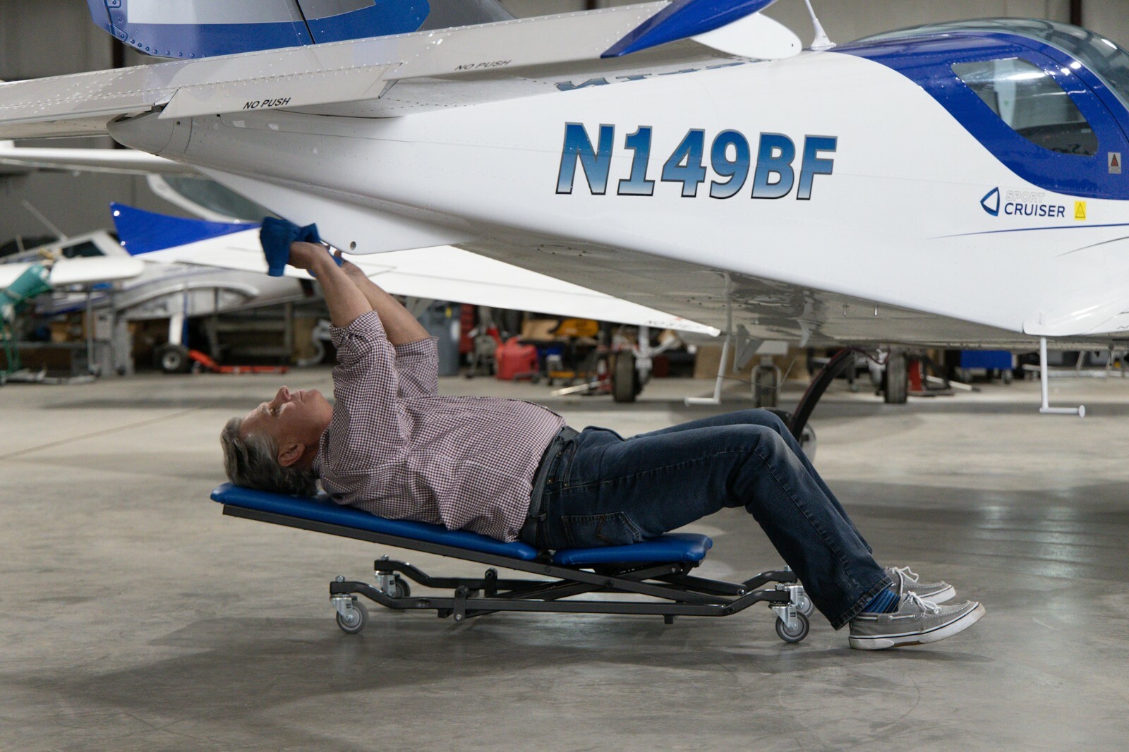 AeroCreeper Original; adjustable-height creeper