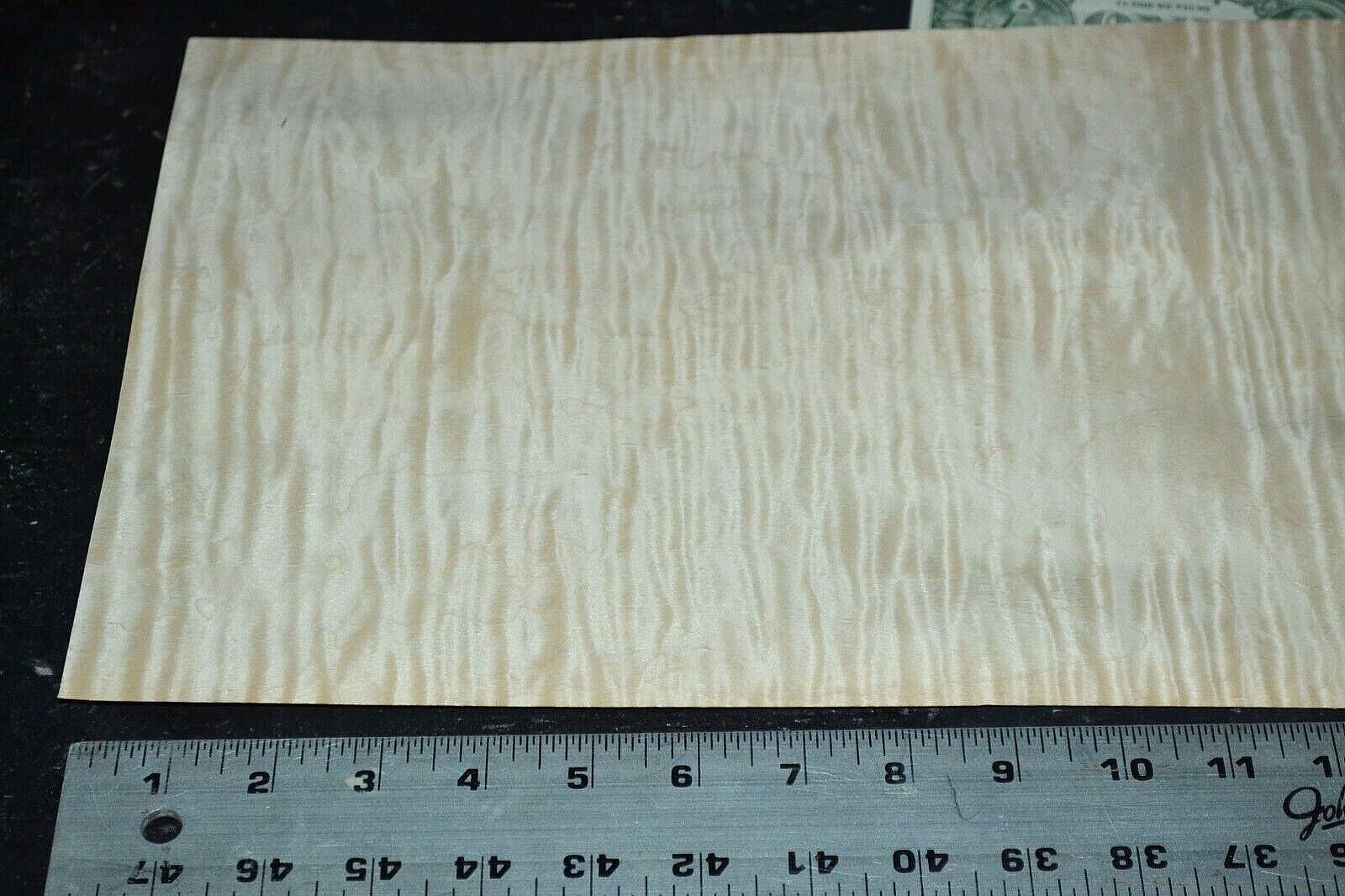 Flame Maple Raw Wood Veneer Sheet 10 x 23 inches 1/42nd 4670-15