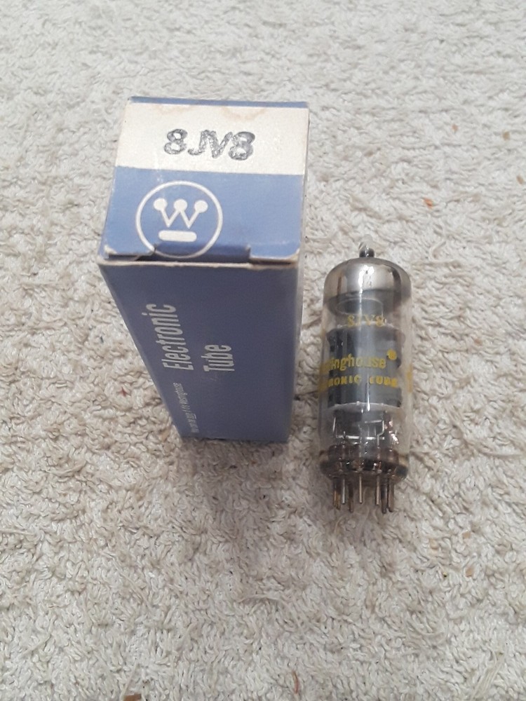 NOS Westinghouse 8JV8 Vacuum Tube