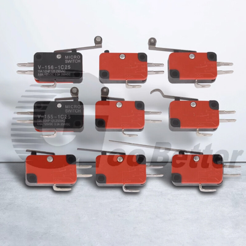 Microswitch Limit Switch Long Curved Roller Lever Snap Action Micro Limit Switch