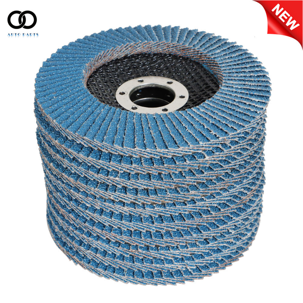 100Pack 4.5"×7/8'' 40 Grit T29 Premium Zirconia Flap Disc Wheel Sanding Grinding