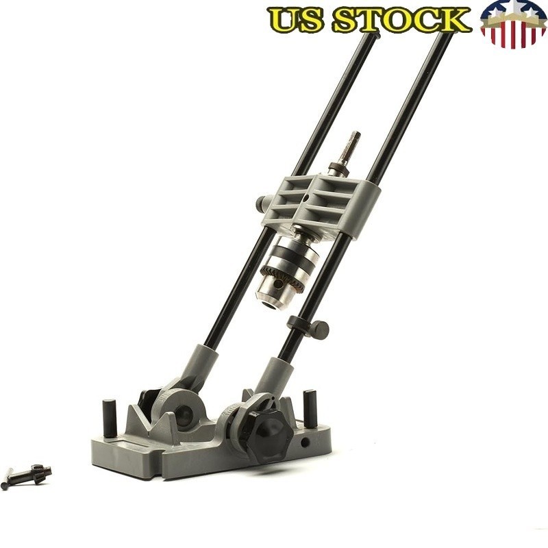 Portable Drill Guide Attachment Handheld Drill Mini Press Straight Hole Jig New