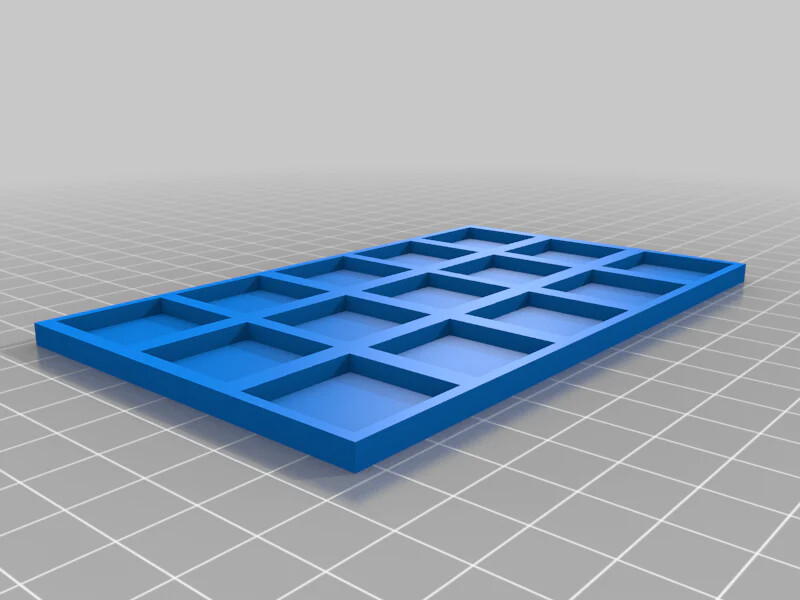 20mm Square To 25mm Square Base Conversion Movement Trays - old world compatible