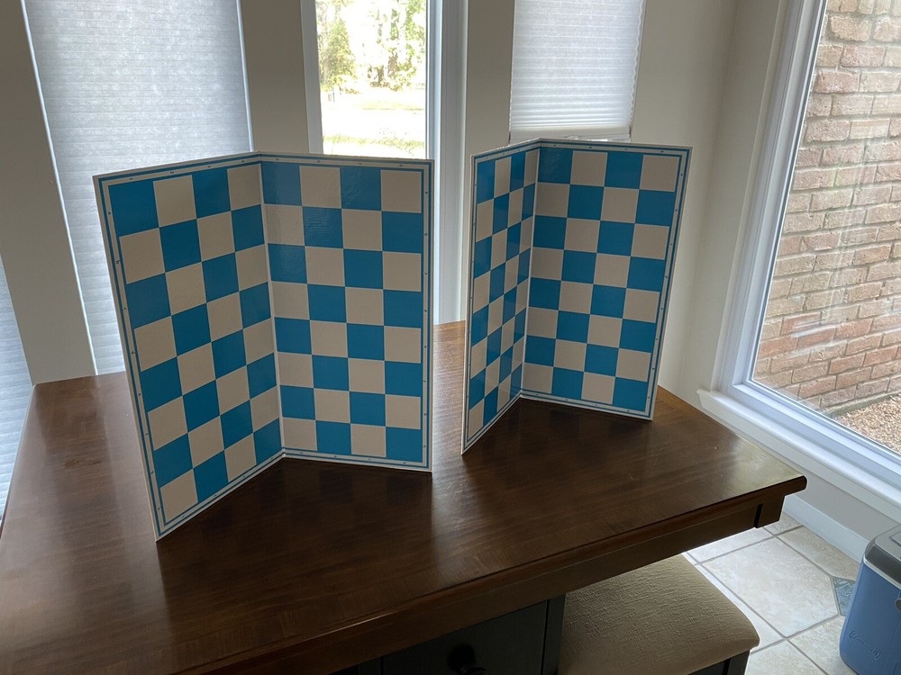 Folding Chessboard or Checkers Boards (2 Boards)