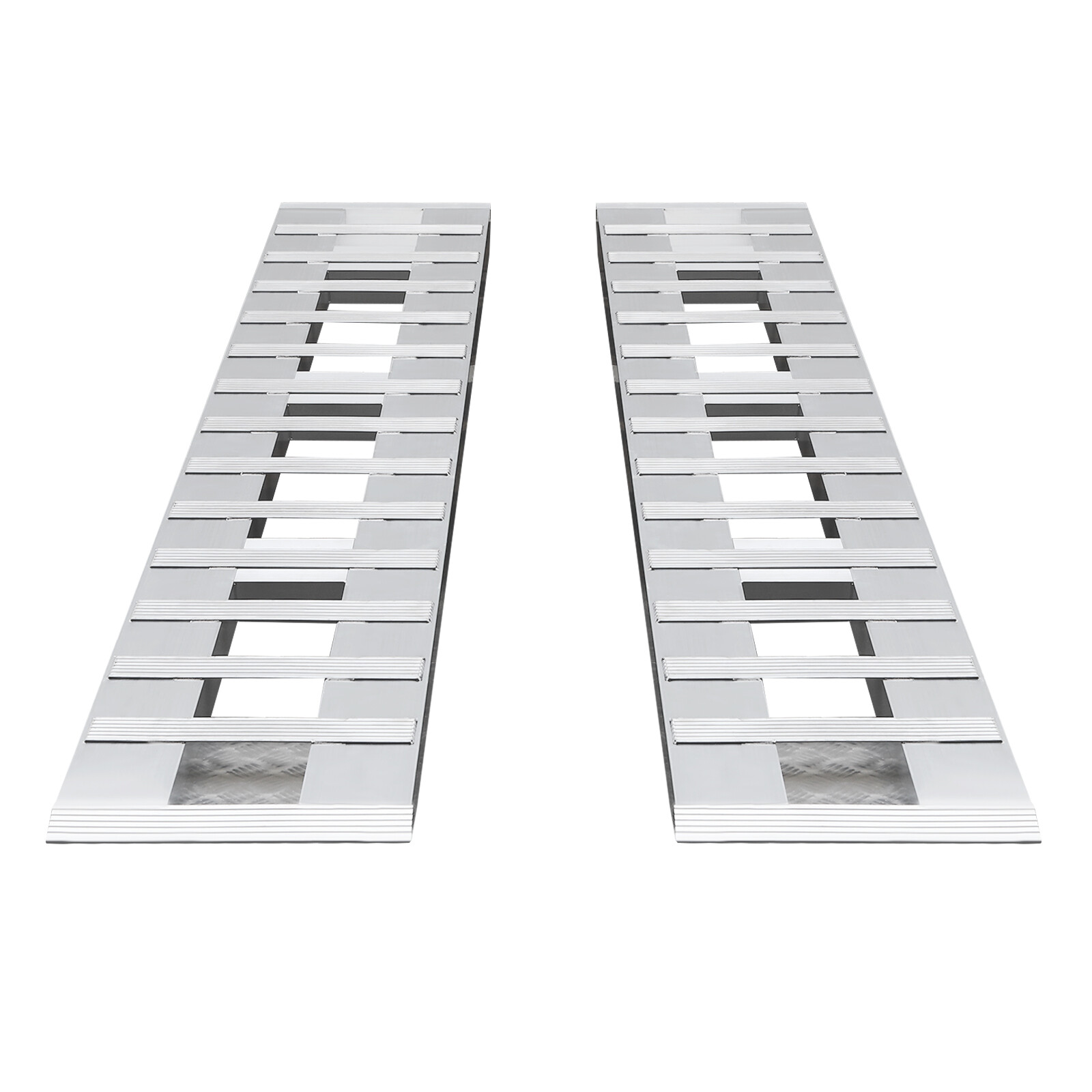 2pcs Aluminum Trailer Ramps Loading Ramps Truck Car Auto Trailer Ramps
