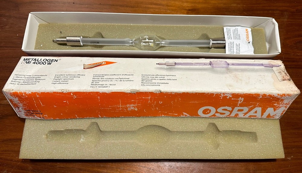OSRAM 4k 4000w HMI Bulb DE Globe Double Ended