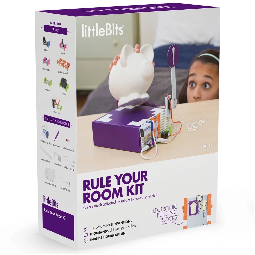 LittleBits Rule Your Room Kit - For Eight Inventions Educational Electronics (9)