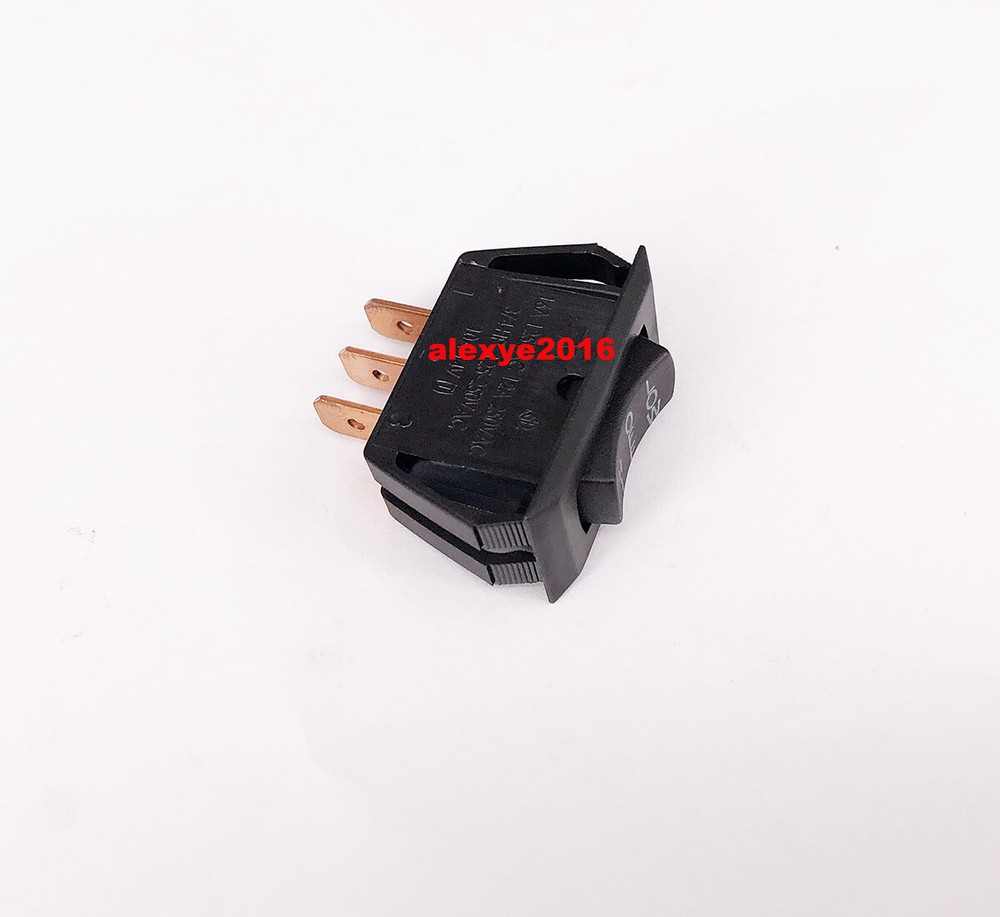 TOWER HIGH-OFF-LOW 3 Pins 3 Positions Maintained Rocker Switch Black