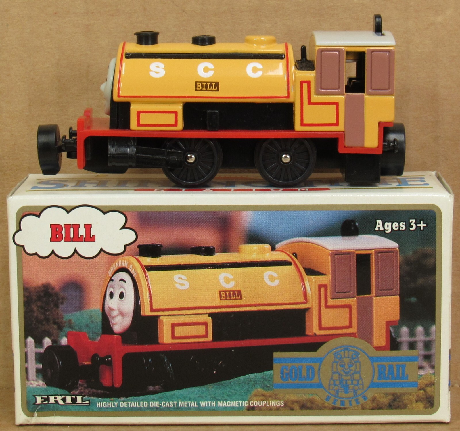 EARLY Ertl 4706 Thomas the Tank & Friends "Gold Rail Series" Bill NOS