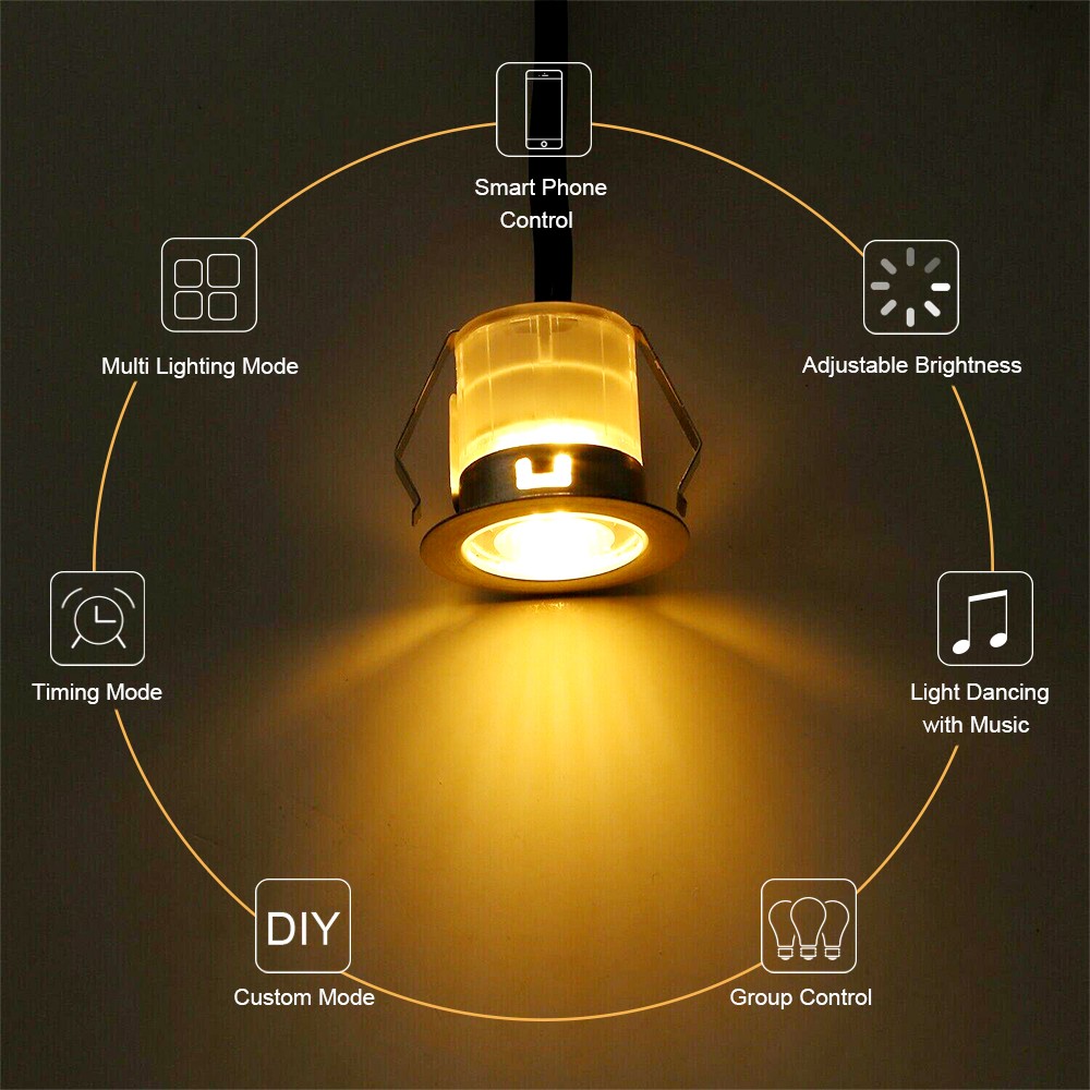 Waterproof Bluetooth Controller Dimming Timing for FVTLED Outdoor LED Deck Light