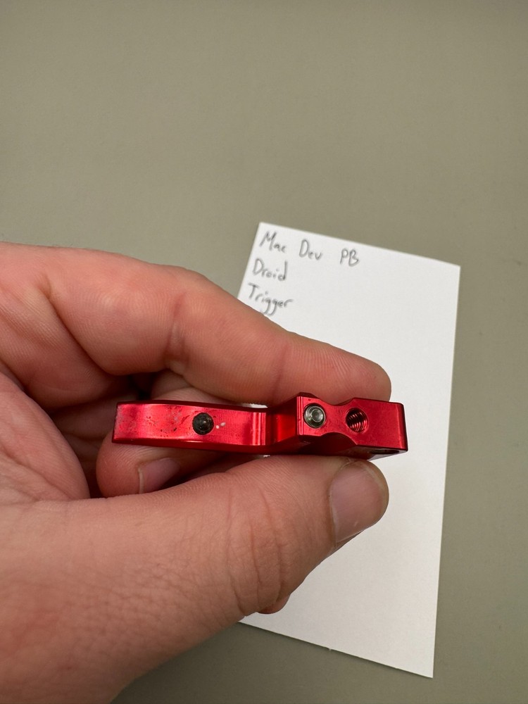 Mac Dev PB Droid Trigger-Gloss Red