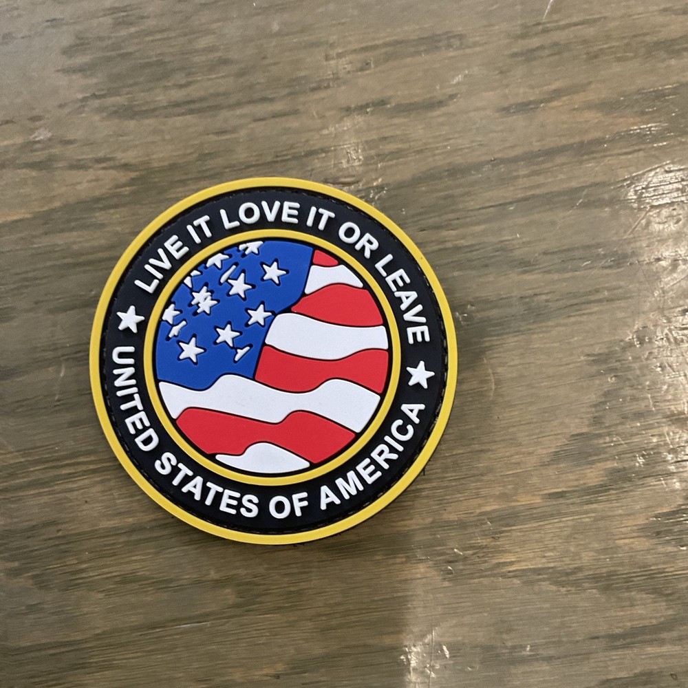 USA love it PVC Patch Hook & Loop Uniform Waterproof