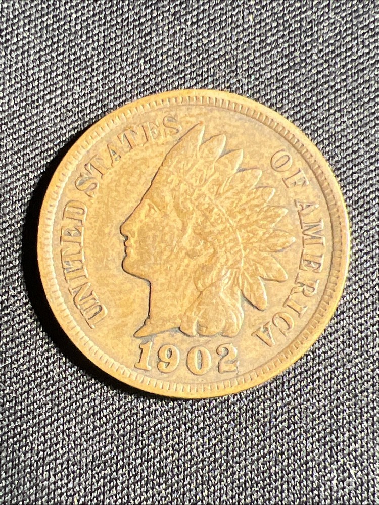 1902 Indian Head Cent Penny