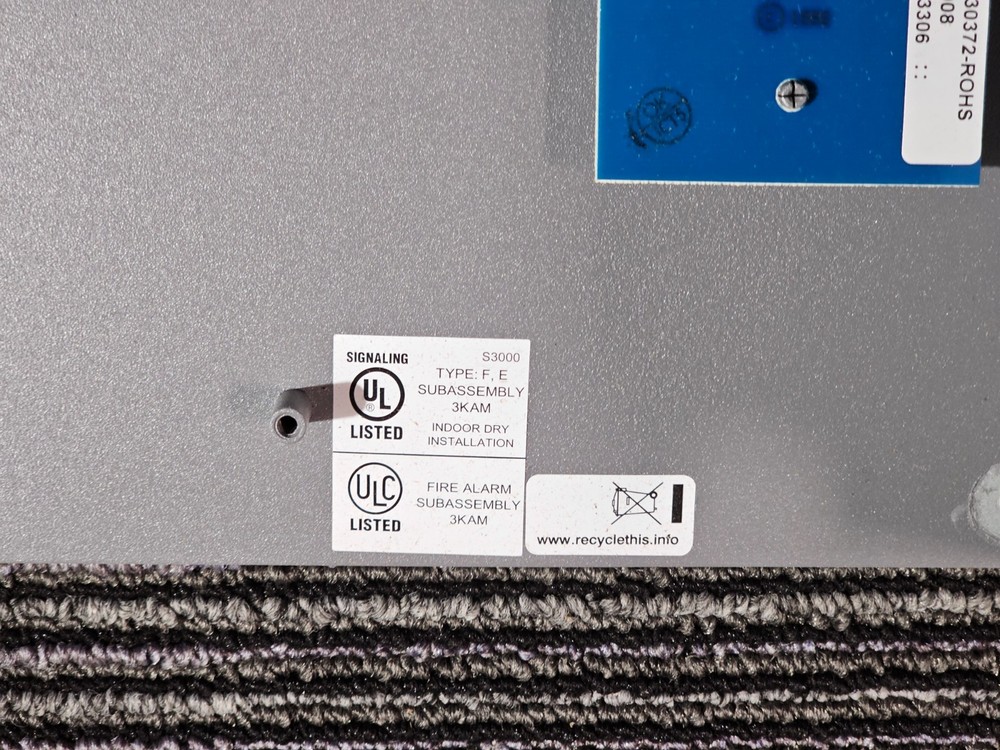 3KAM FIRE ALARM SUBASSEMBLY CASE TYPE F, E