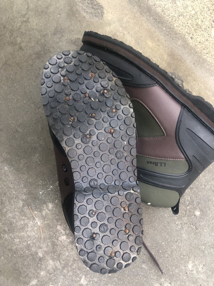 Ll Bean Stud / wading boots, 11, barely worn. Comfortable! PRICE DROP!