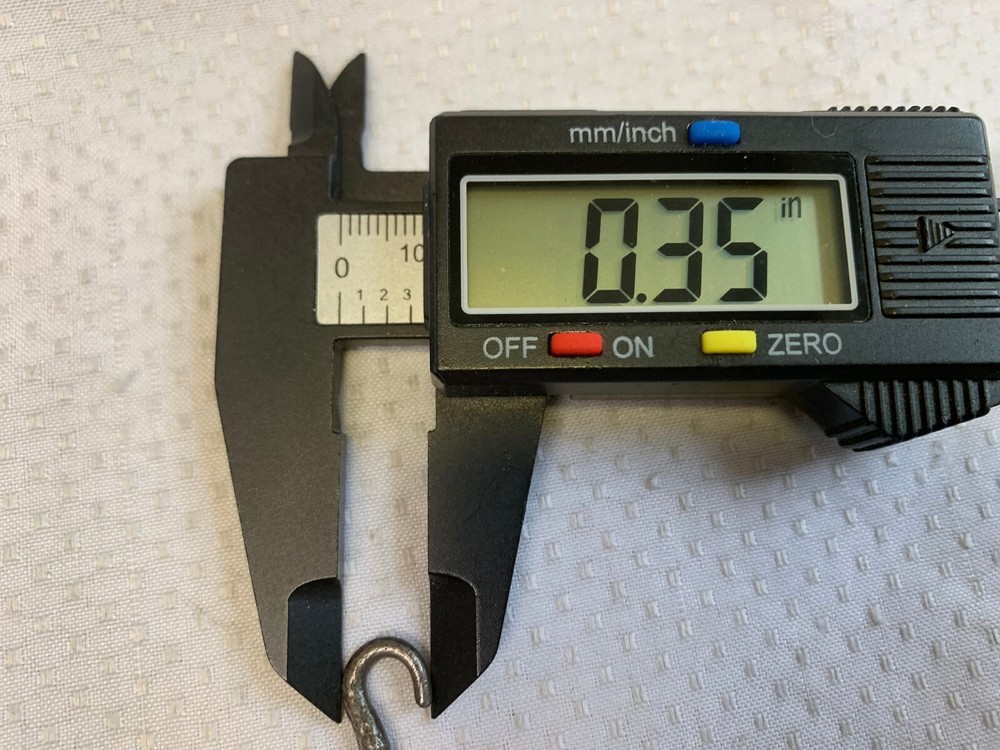 Vintage Sterling Silver Handled Button Hook Lace Puller Floral Repousse Design