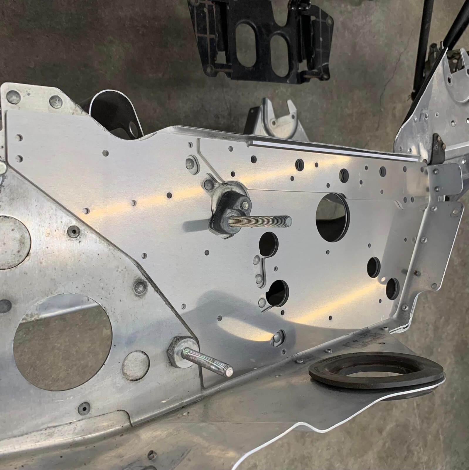 Jay Favel SkiDoo Rev Nun & Full Length Bulkhead Brace Kit 7 Pieces SS Hardware