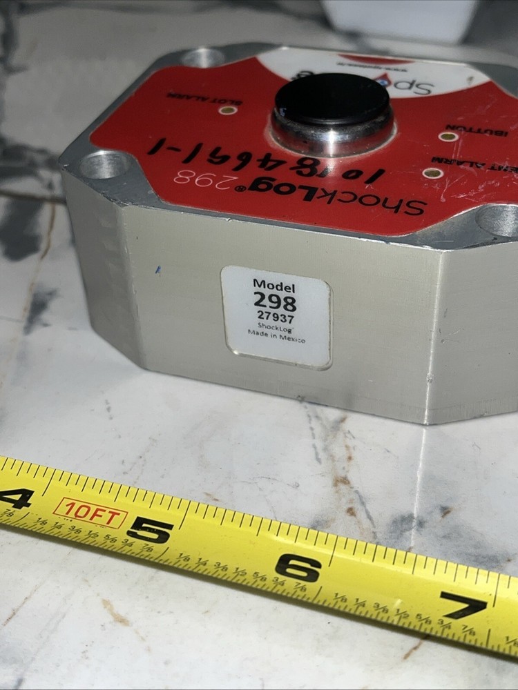 ShockWatch Spotsee ShockLog Model 298 Impact Recorder Data Logger UNTESTED