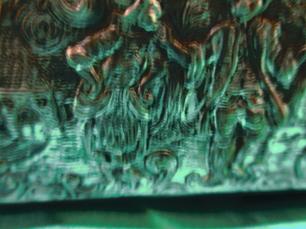 Antique Continental Silver Plated Repose Box