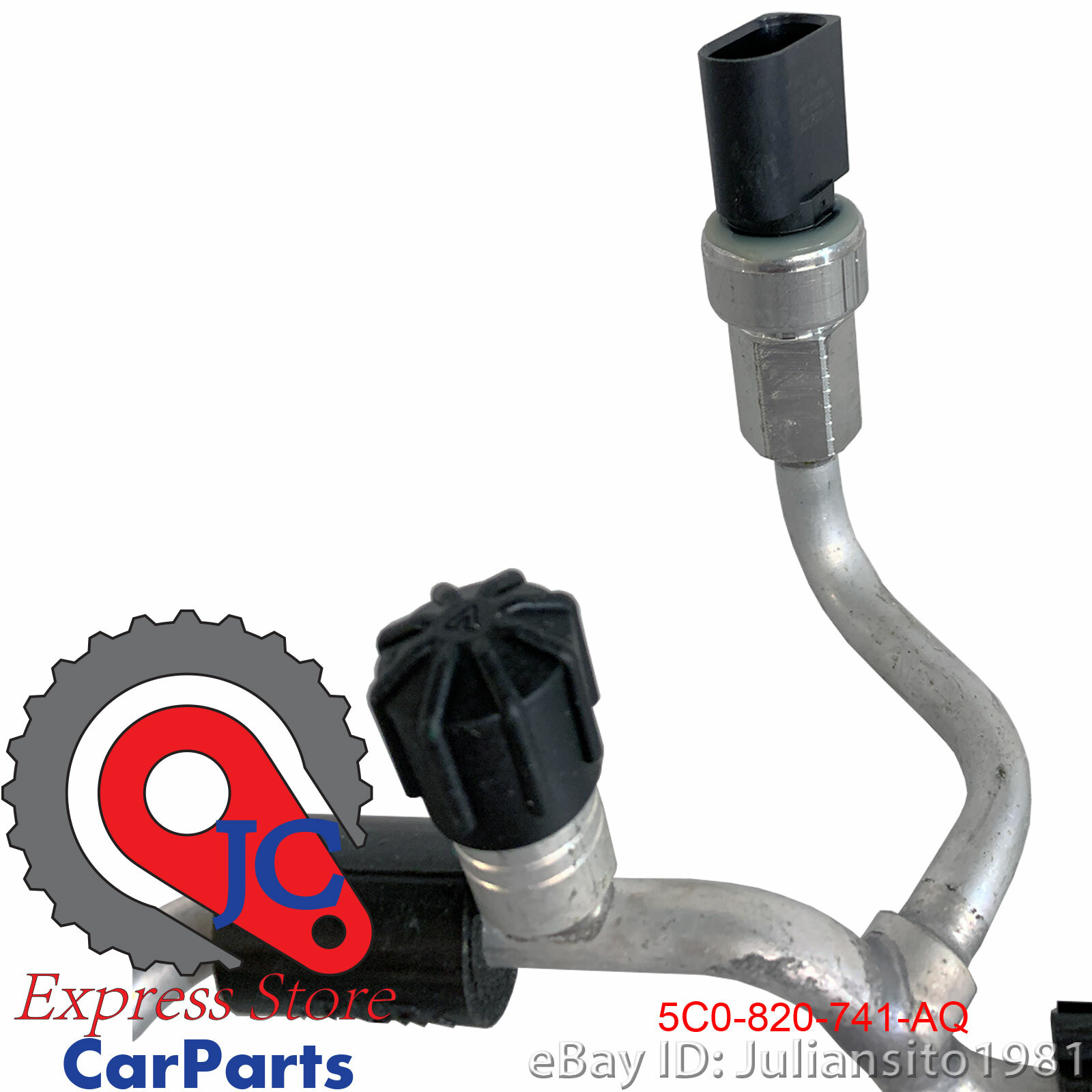 5C0820741AQ VOLKSWAGEN GENUINE OEM JETTA AC REFRIGERANT LIQUID HOSE